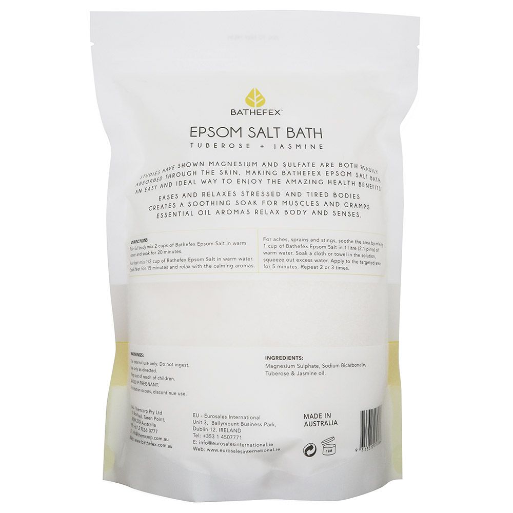 Bathefex - Epsom Salt Bath Tuberose & Jasmine 1.4kg