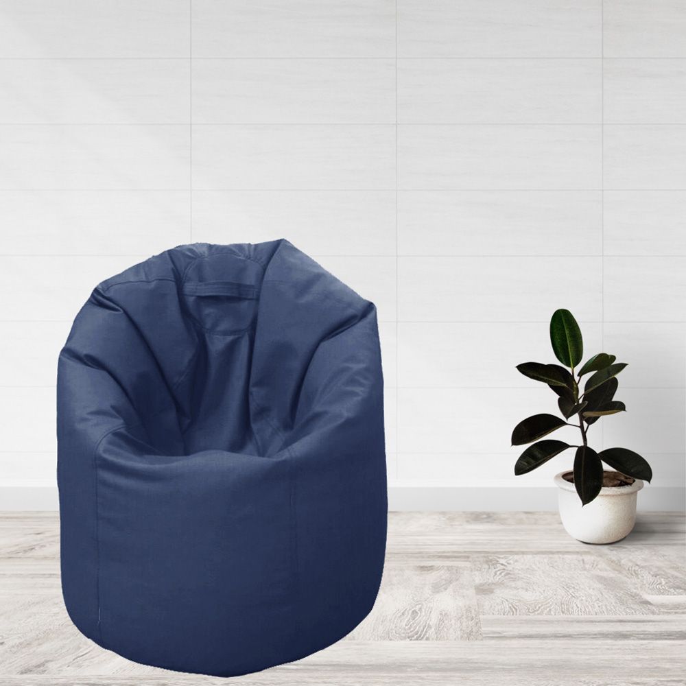 Cotton Home - Comfy Bean Bag - Navy Blue