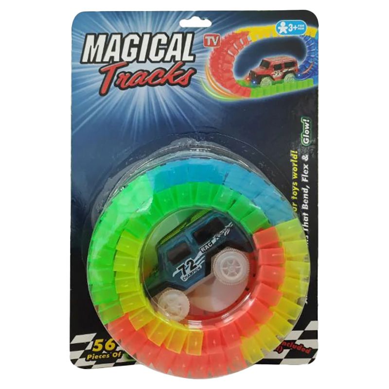 Power Joy - Magic Car Track 2.3Ft - 56pcs