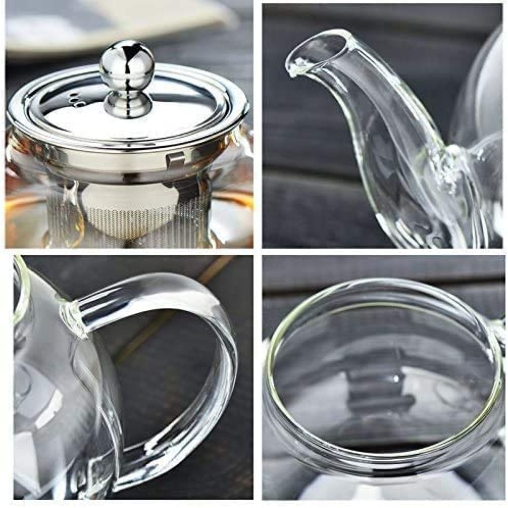 1Chase - Borosilicate Glass Teapot W/ Infuser 1500ml