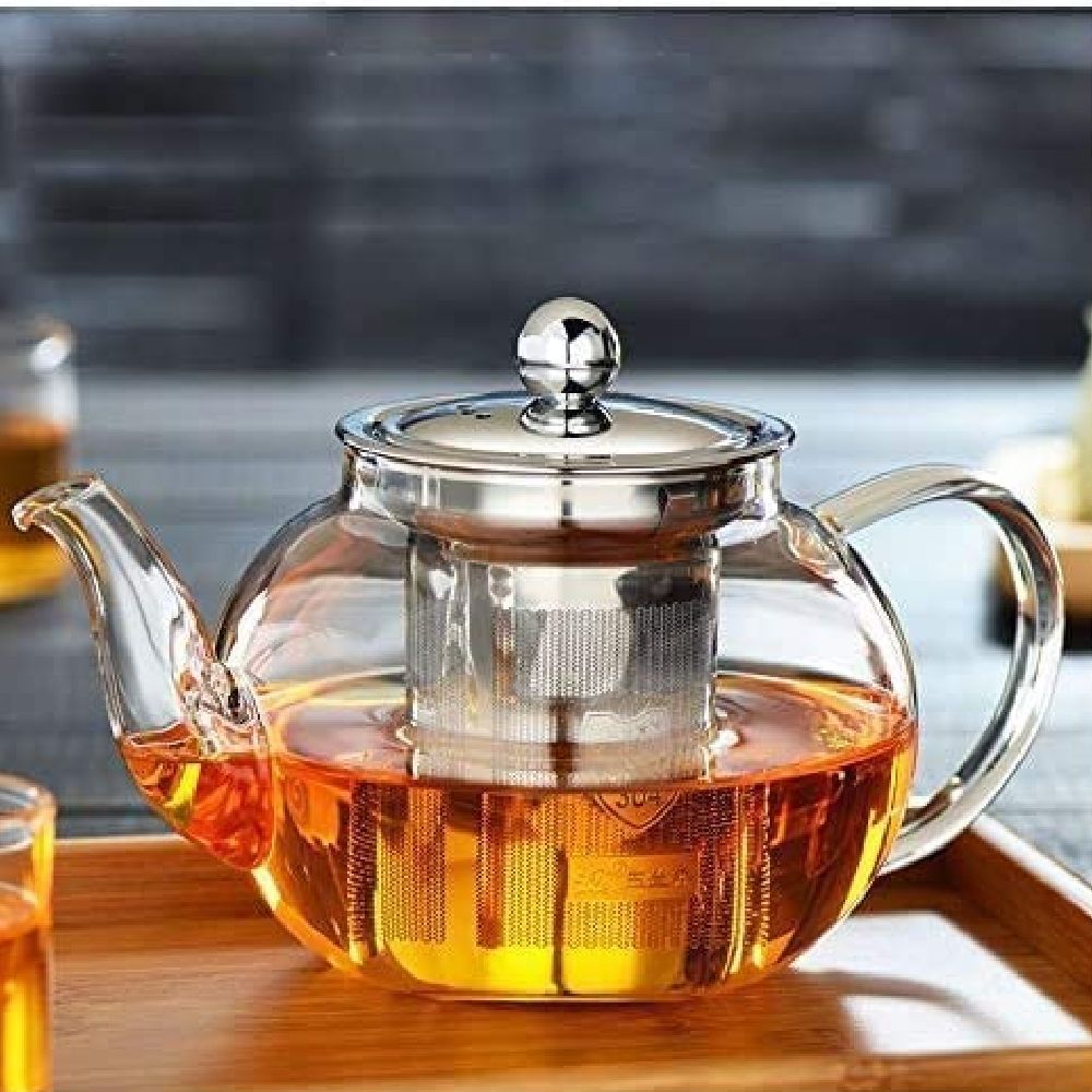 1Chase - Borosilicate Glass Teapot W/ Infuser 1500ml