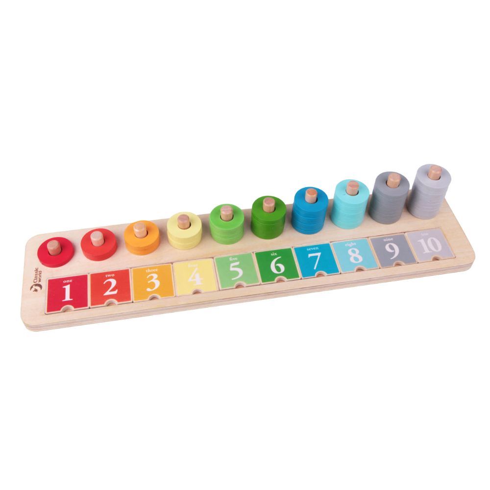 Classic World - Counting Stacker - 66 Pcs