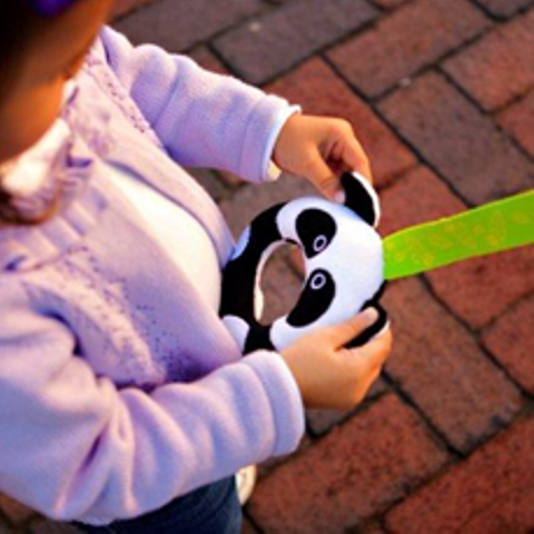 Hold-On Handles Zany Zoo Panda Single Handle