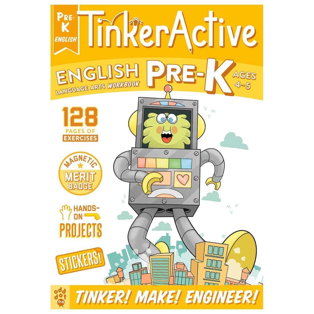  كتاب tinkeractive workbooks: pre-k english language arts