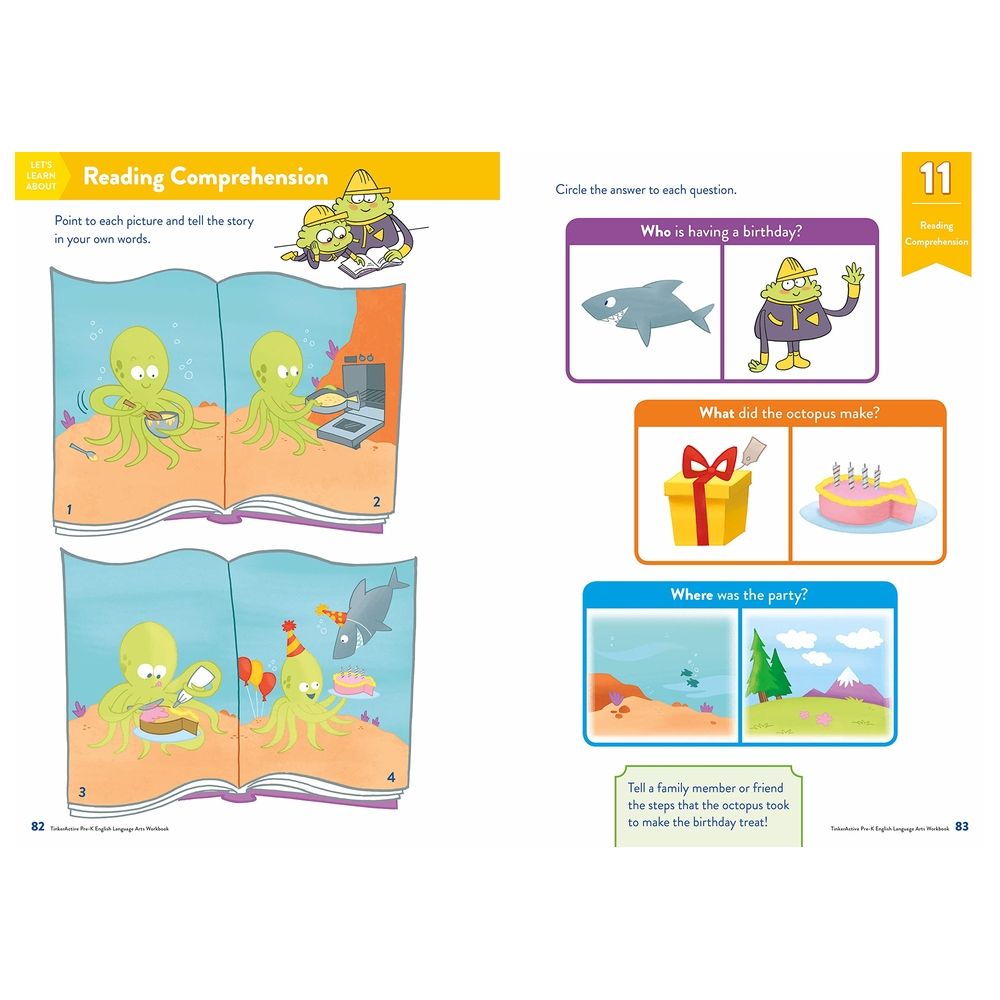 Tinkeractive Workbooks: Pre-K English Language Arts