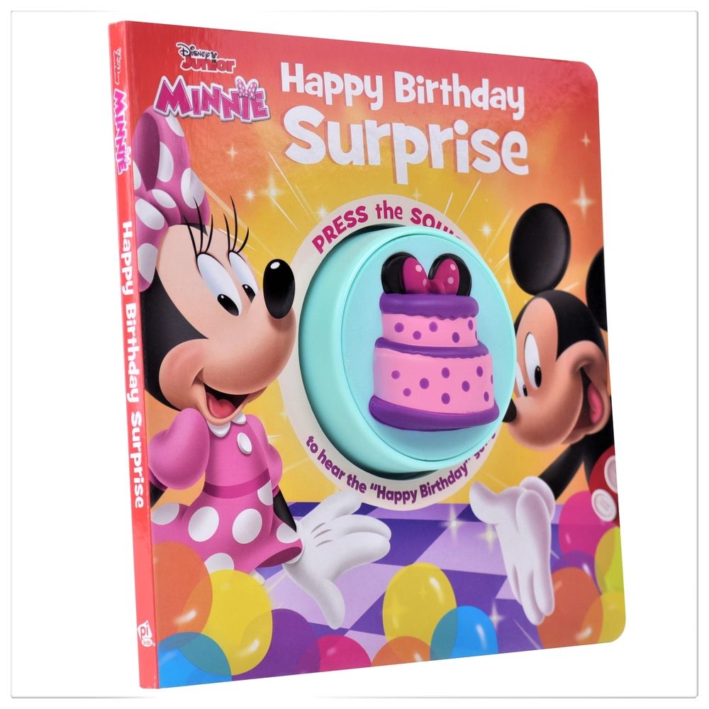  كتاب disney junior minnie: happy birthday surprise sound book