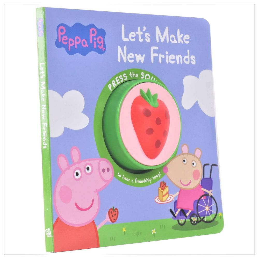  كتاب peppa pig: let's make new friends sound book