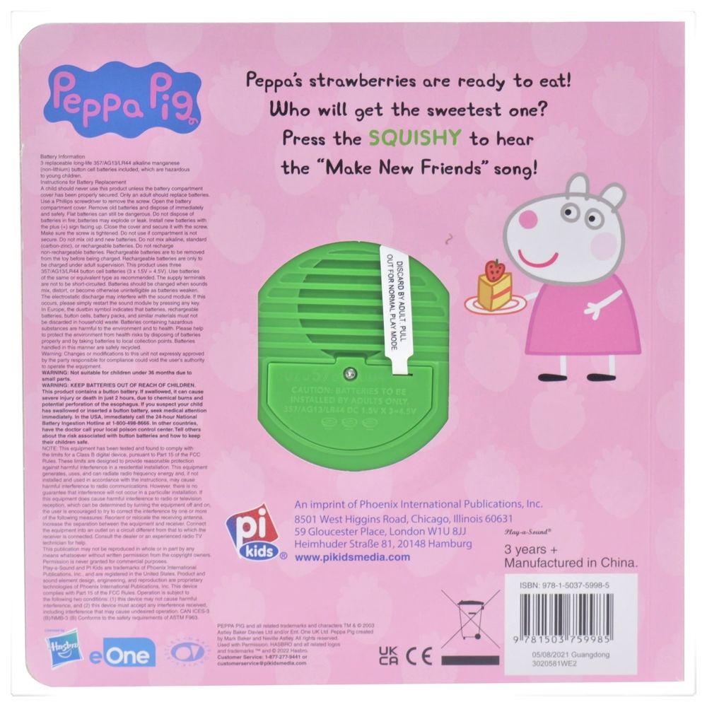  كتاب peppa pig: let's make new friends sound book