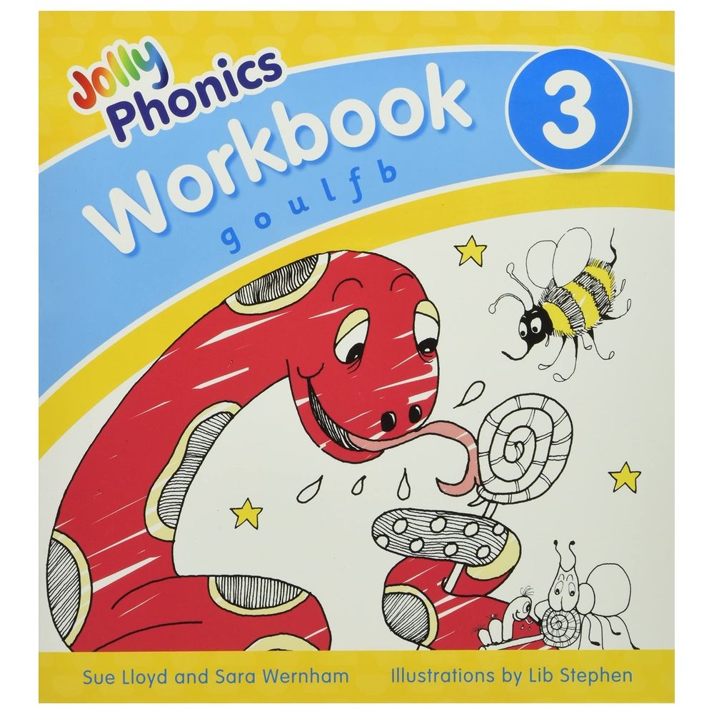  كتاب jolly phonics workbook 3: in precursive letters