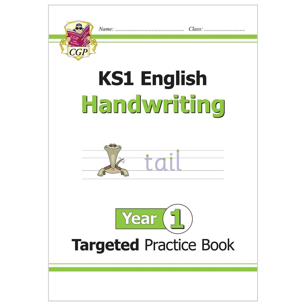  كتاب ks1 english targeted practice book: handwriting - year 1