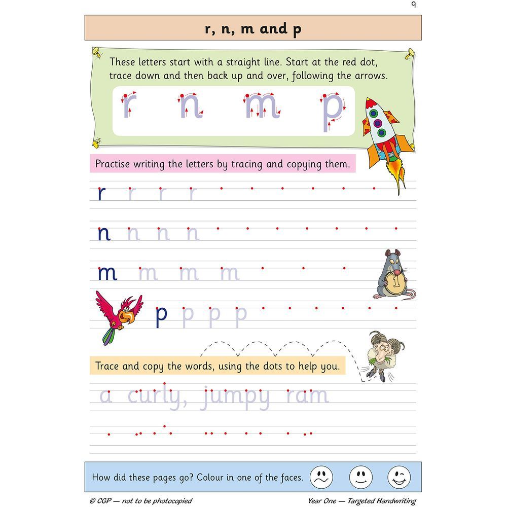 KS1 English Targeted Practice Book: Handwriting - Year 1