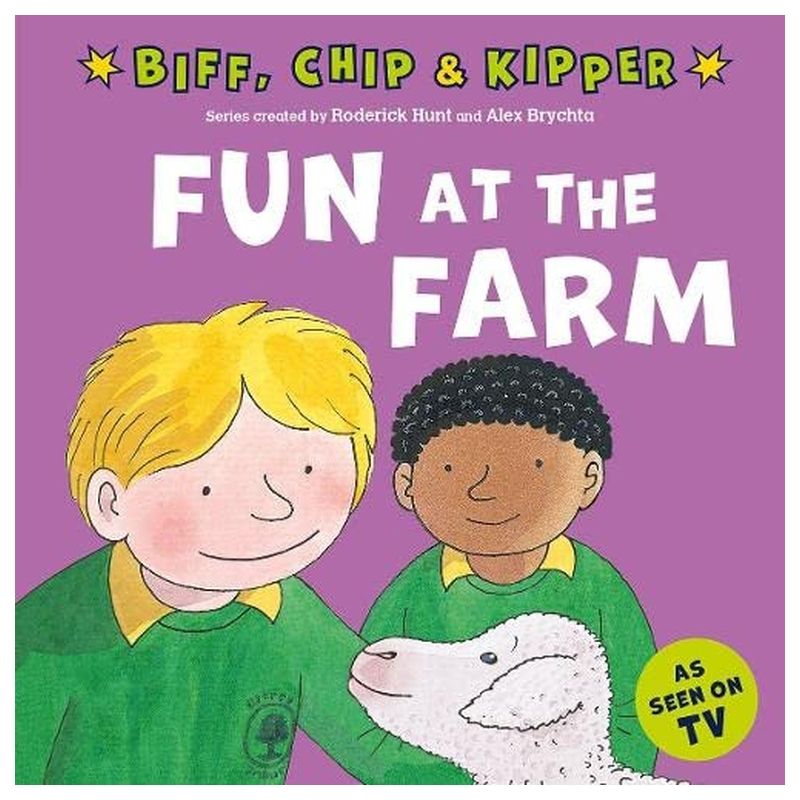  كتاب fun at the farm (first experiences with biff, chip & kipper)