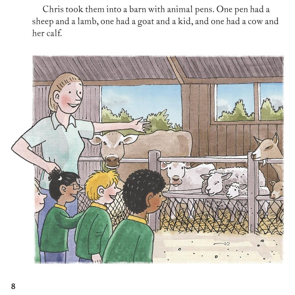  كتاب fun at the farm (first experiences with biff, chip & kipper)