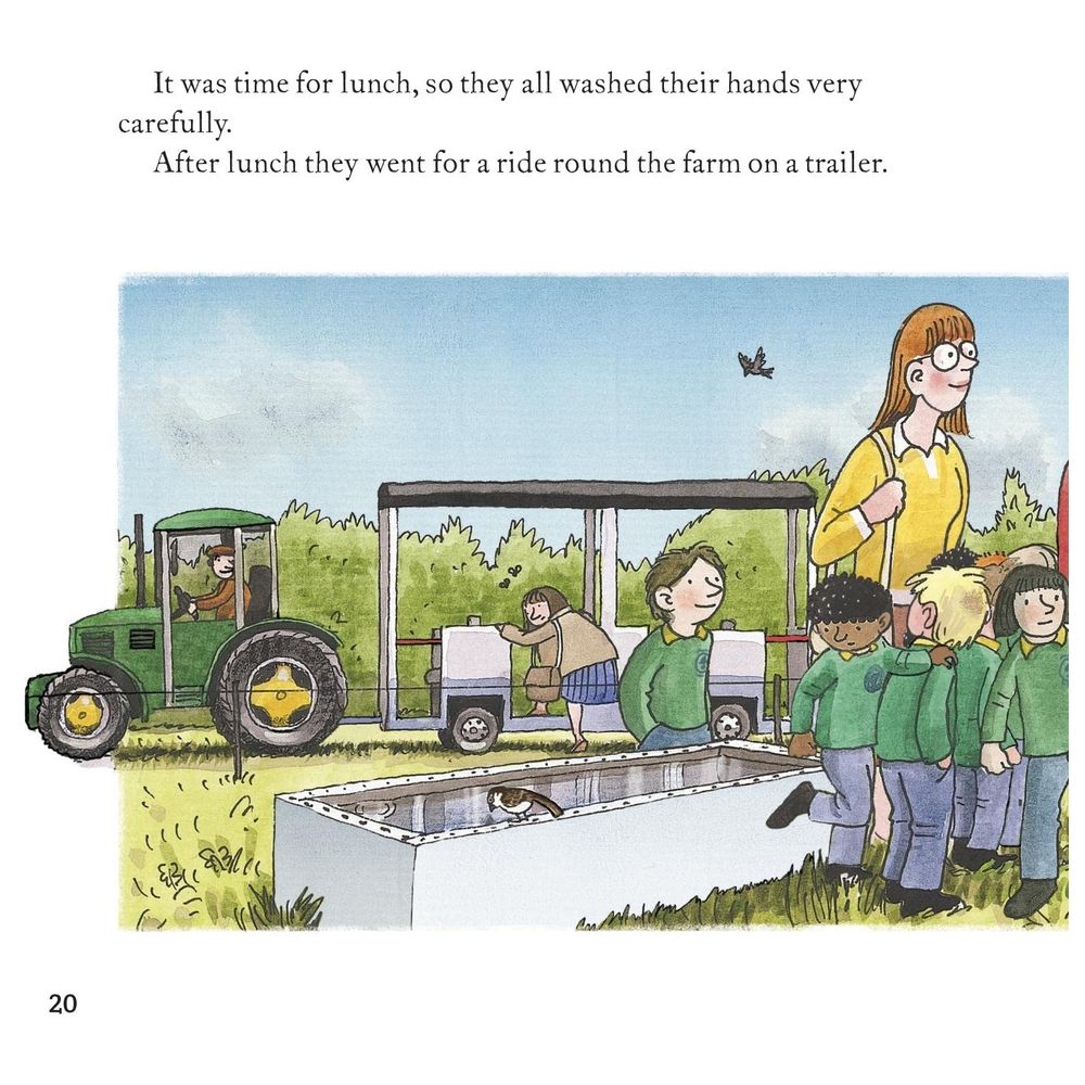  كتاب fun at the farm (first experiences with biff, chip & kipper)