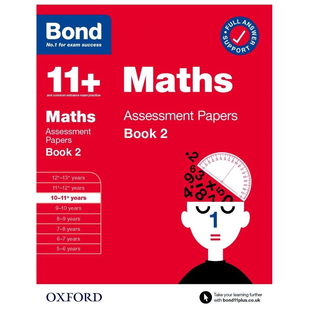  كتاب bond 11+ maths assessment papers 10-11 years book 2