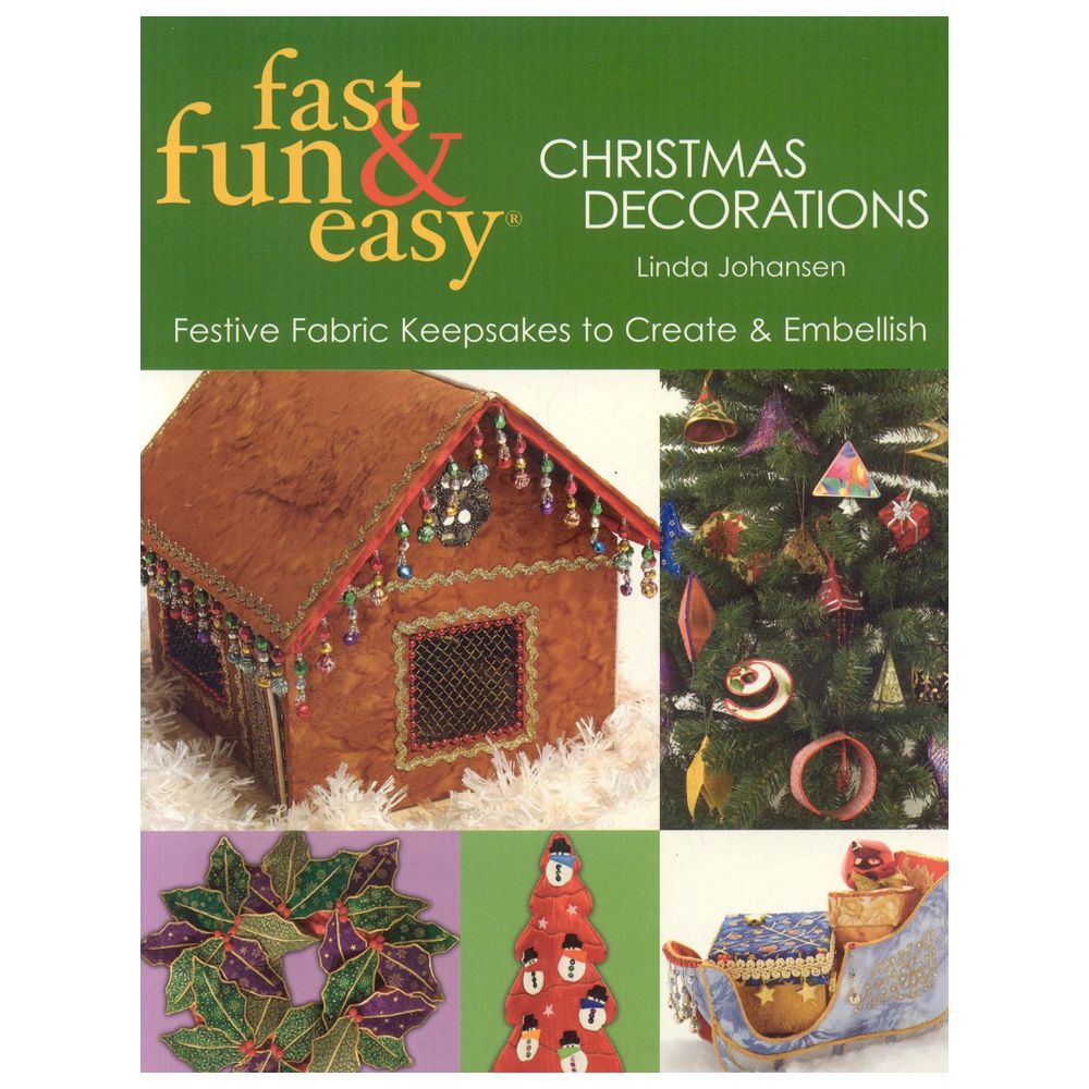  كتاب fast, fun & easy christmas decorations