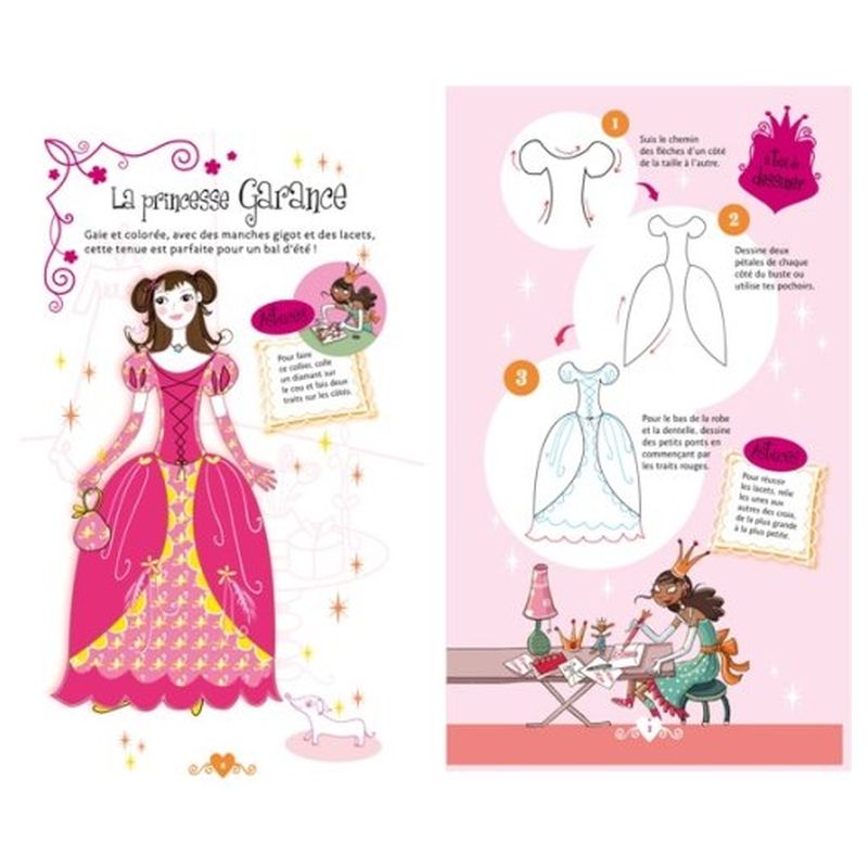 كتاب Tout Pour Dessiner Mes Princesses