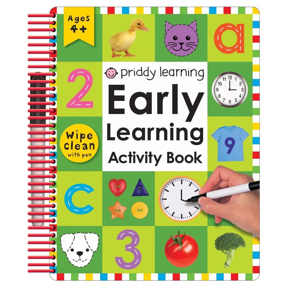 Wipe Clean Early Learning Activity Book