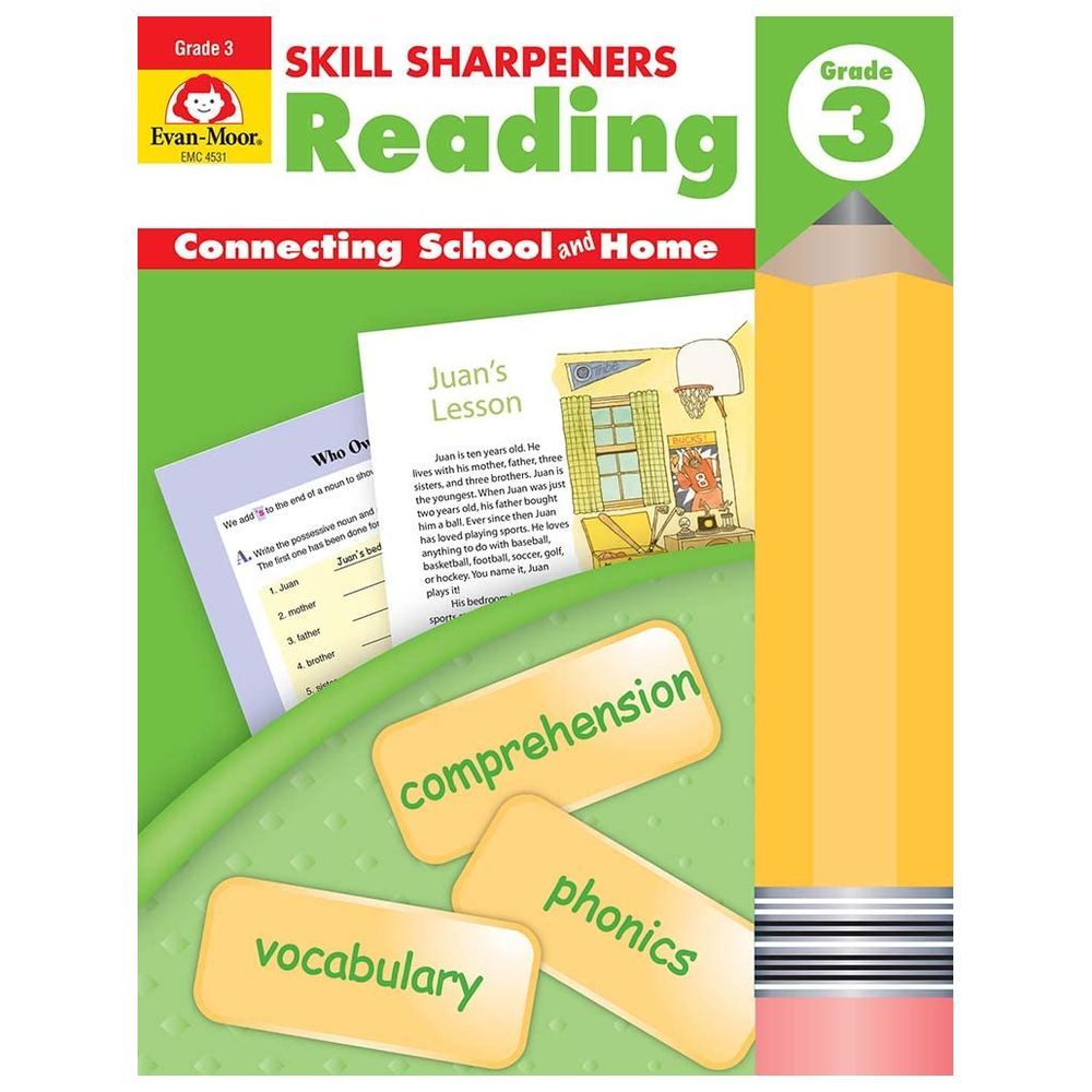  كتاب skill sharpeners reading: grade 3