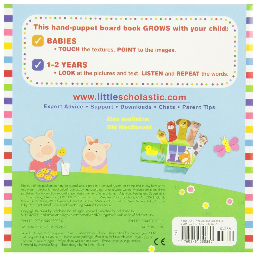 This Little Piggy: A Hand-Puppet Board Book (Little Scholastic)