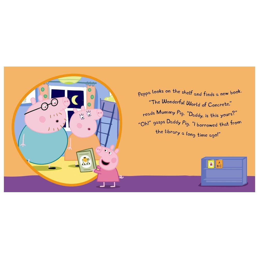  كتاب peppa goes to the library (peppa pig: my first storybook)