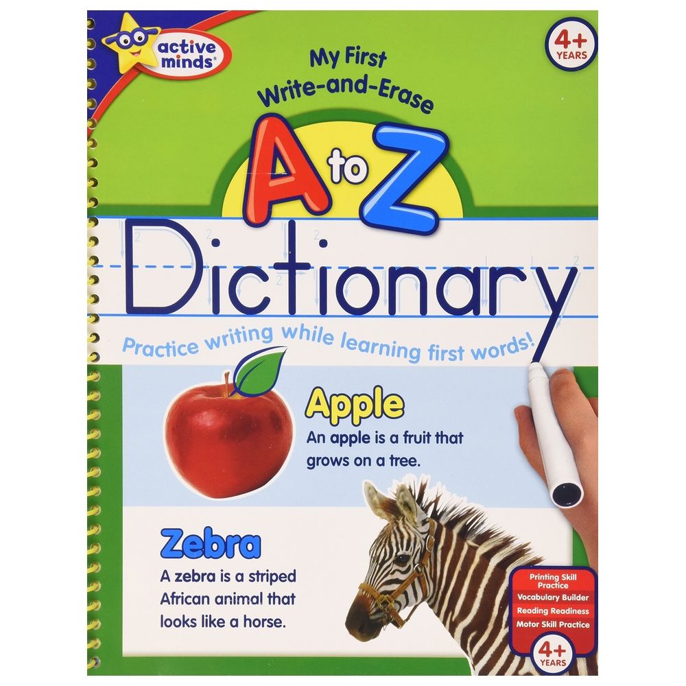  كتاب my first write-and-erase a to z dictionary