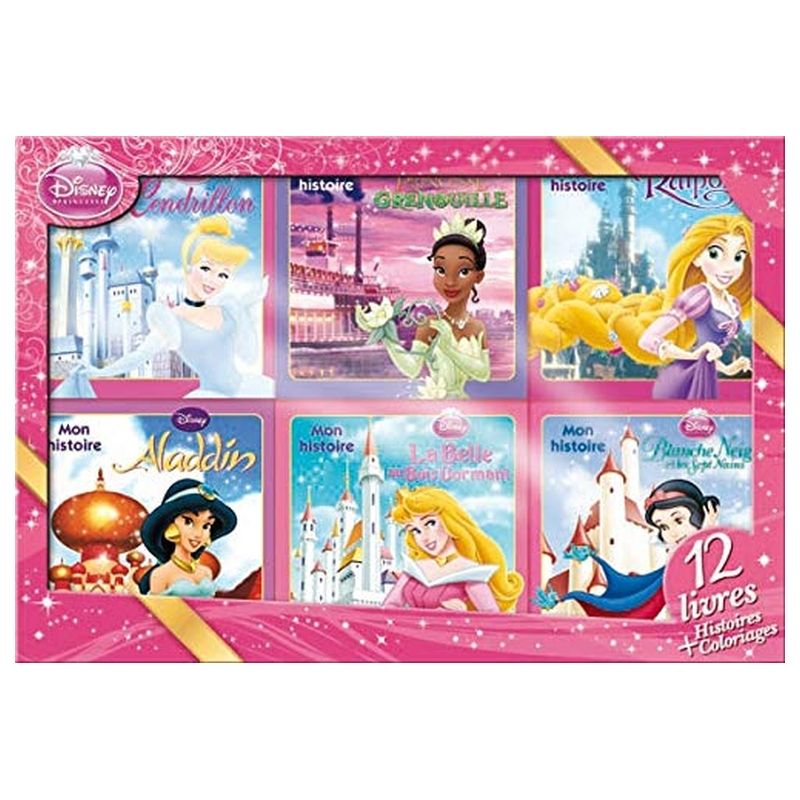 Coffret Princesses : 6 Histoires Et 6 Coloriages