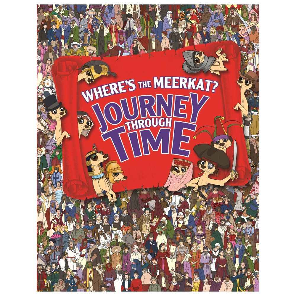  كتاب where's the meerkat? journey through time