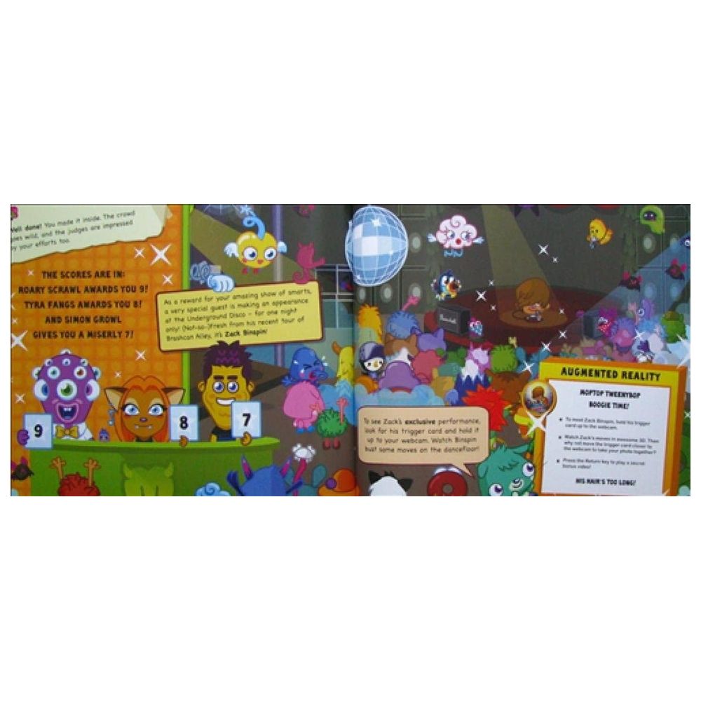  كتاب moshi monsters musical mystery tour: an augmented reality book