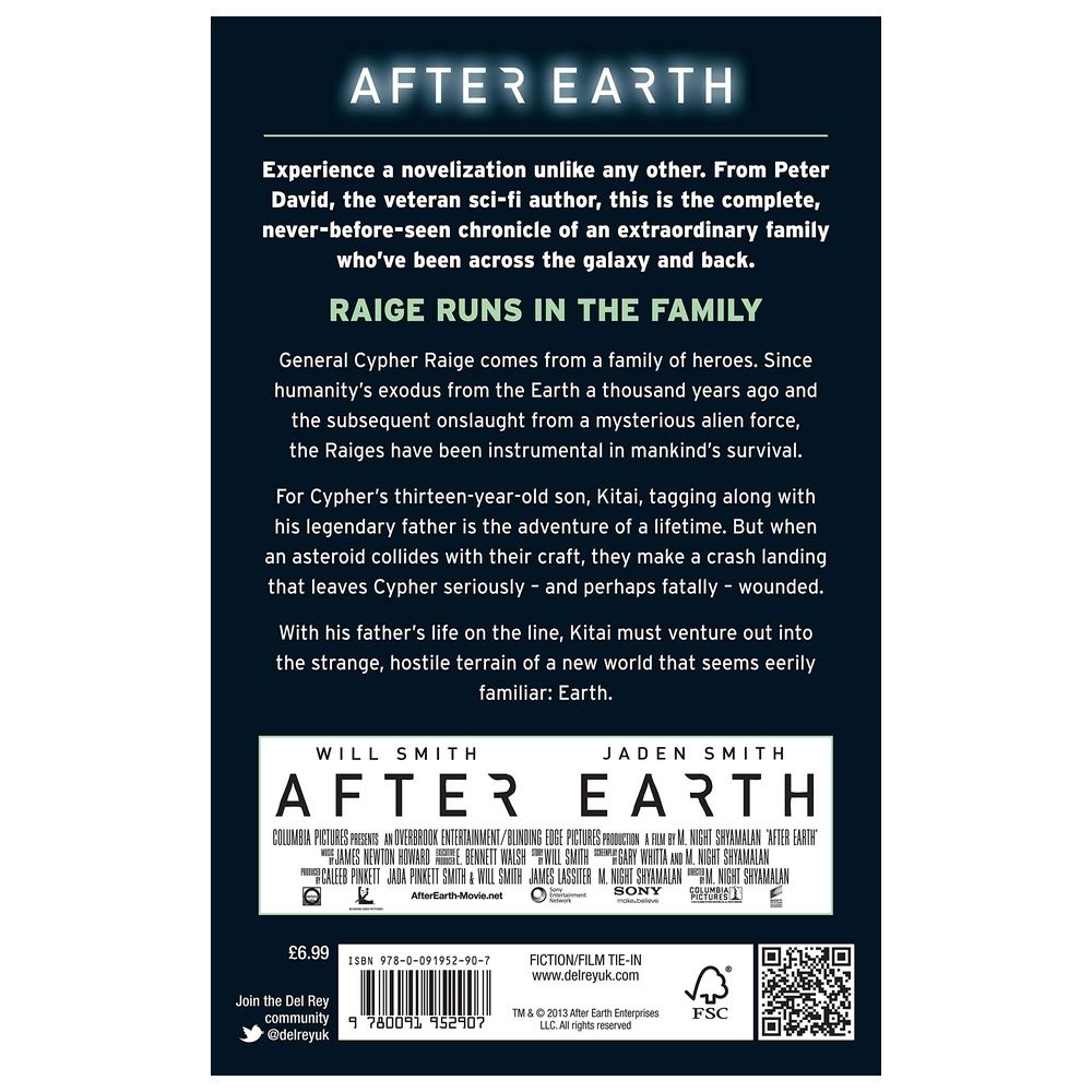  كتاب after earth film tie in