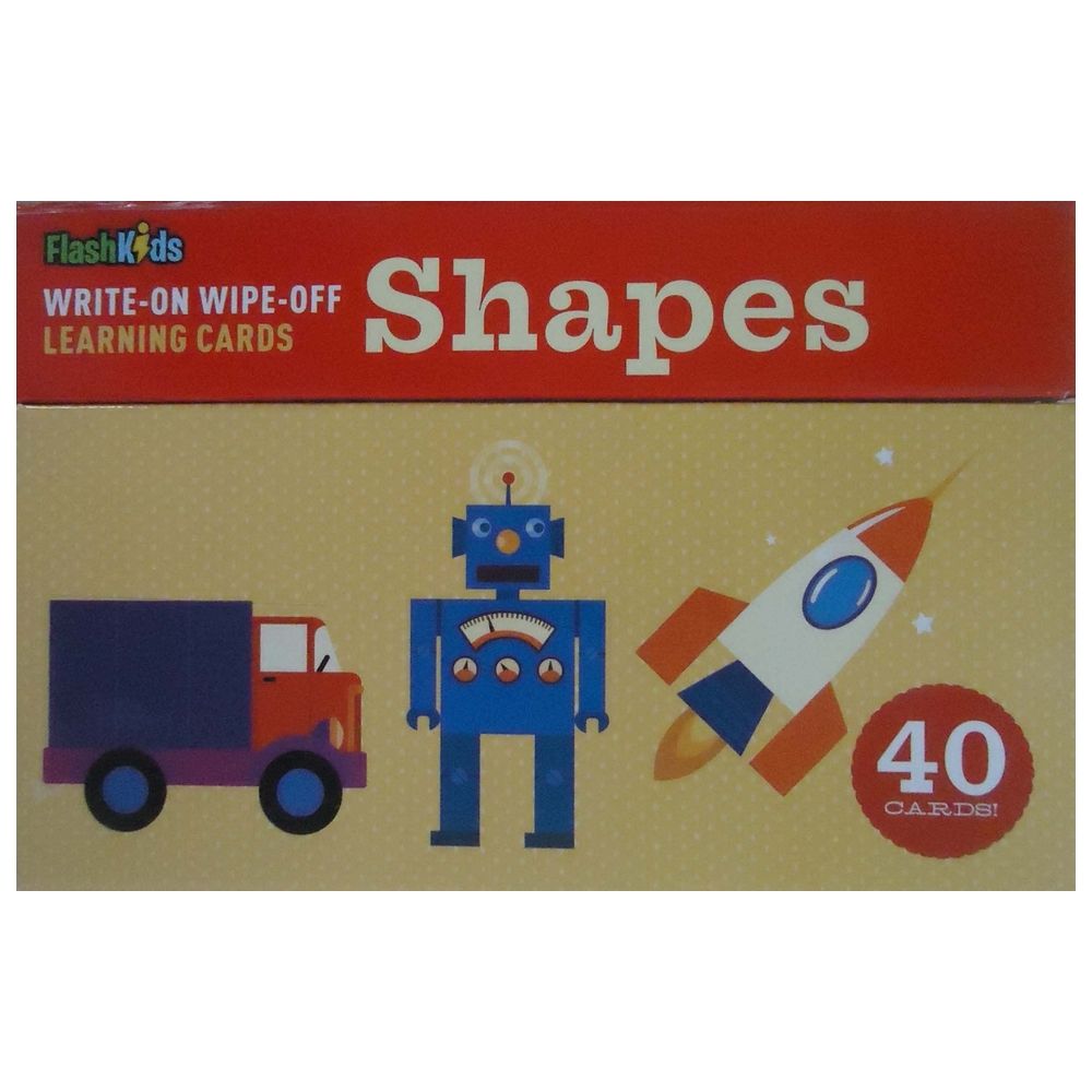 Write-On Wipe-Off Learning Cards: Shapes