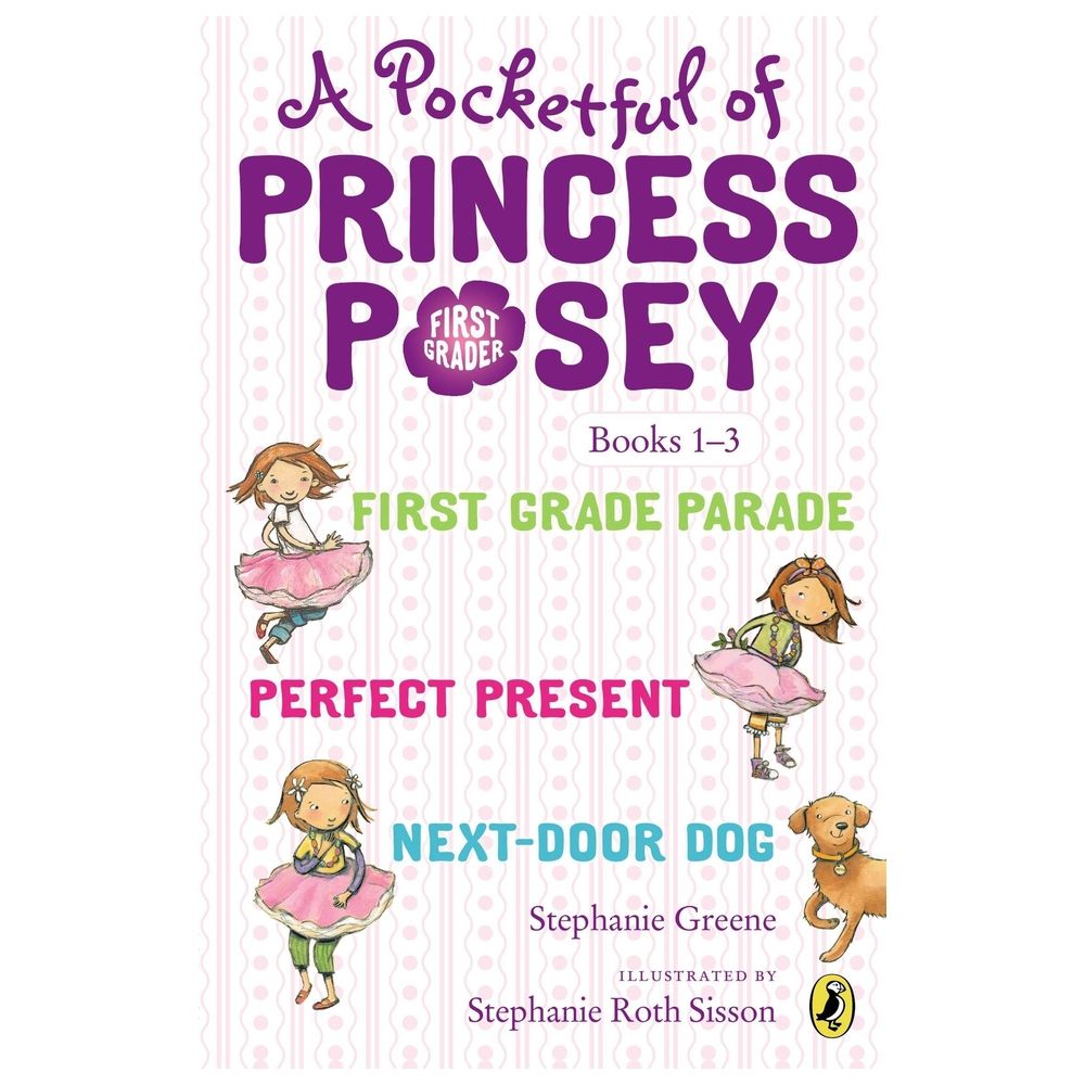  كتاب a pocketful of princess posey: princess posey, first grader books 1-3