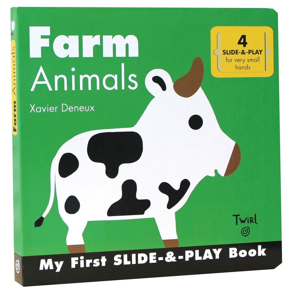  كتاب farm animals (slide-and-play)