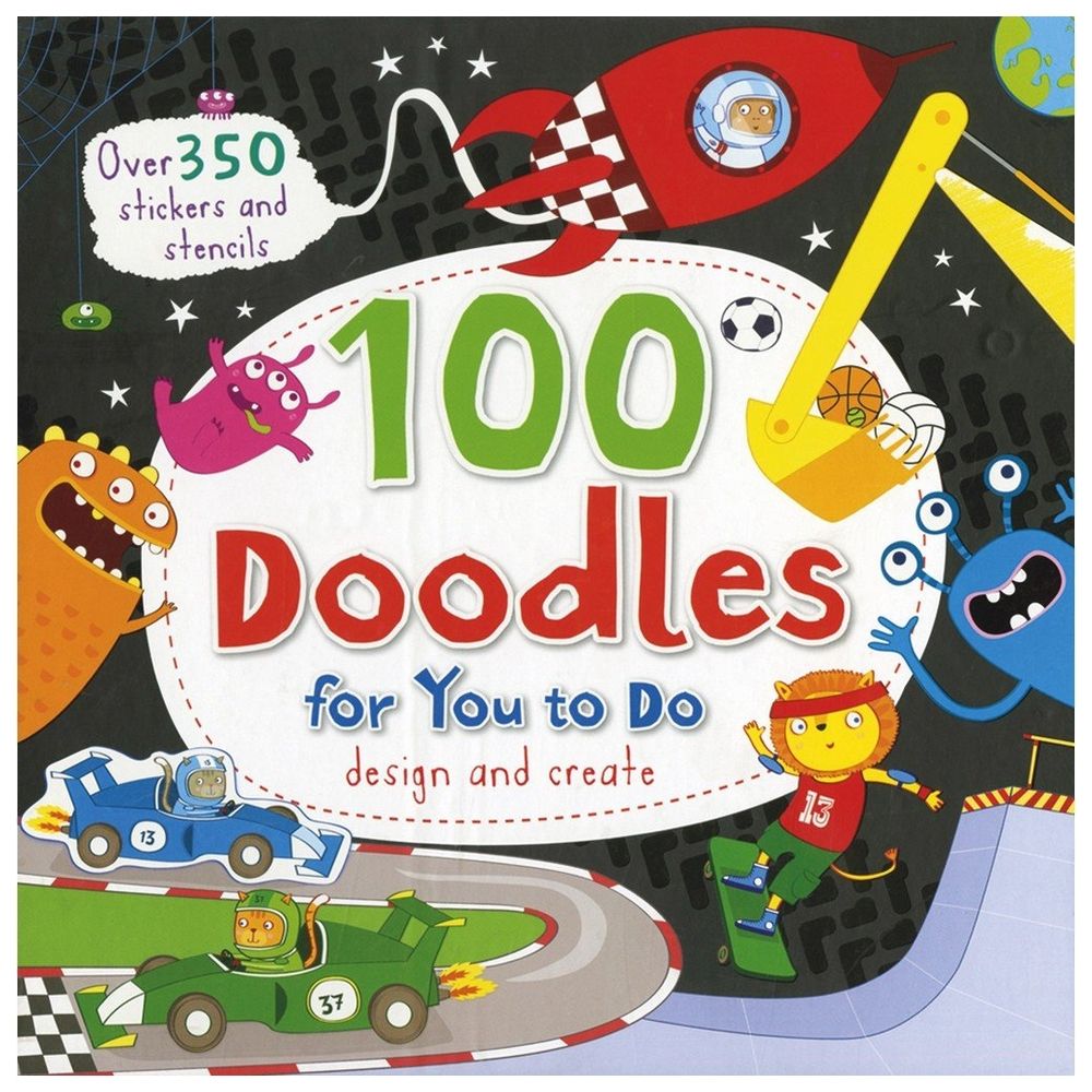 100 Doodles For You To Do: Design And Create