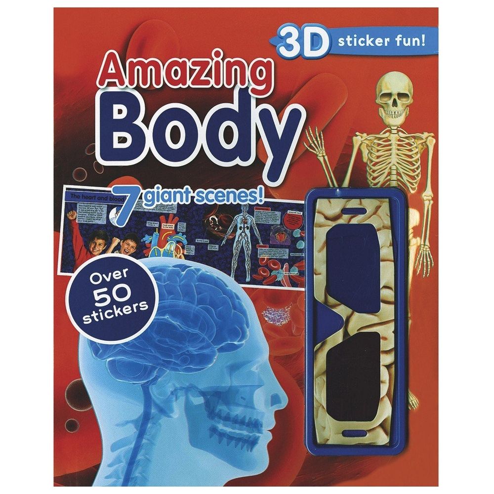  كتاب amazing body 3d sticker scene