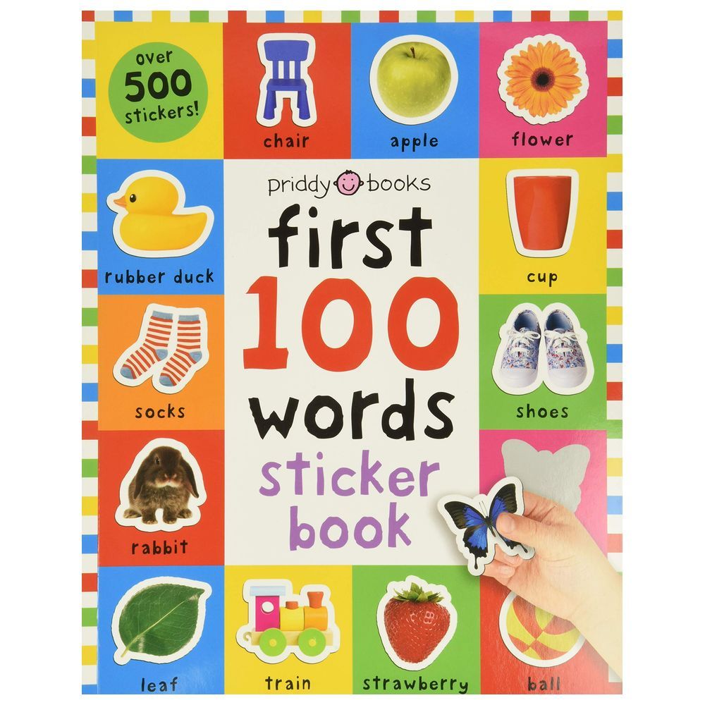 كتاب ملصقات First 100 Words Sticker Book