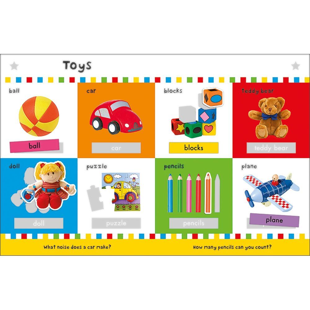 كتاب ملصقات First 100 Words Sticker Book