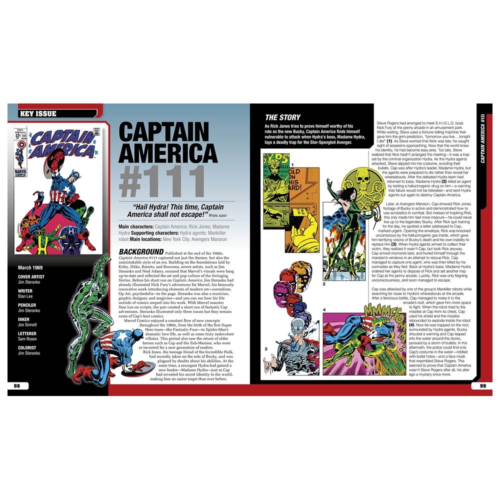  كتاب captain america: the ultimate guide to the first avenger