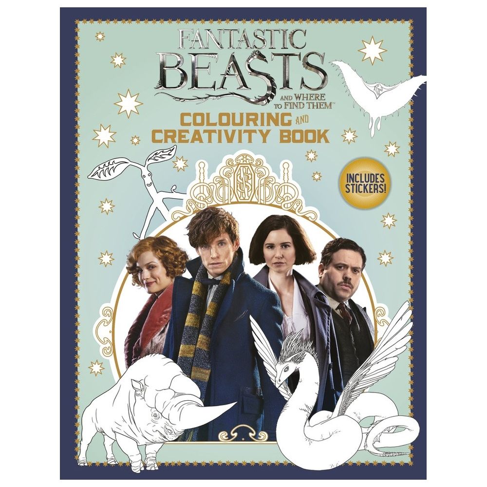 كتاب تلوين Colouring and Creativity Book (Fantastic Beasts and Where to Find Them)