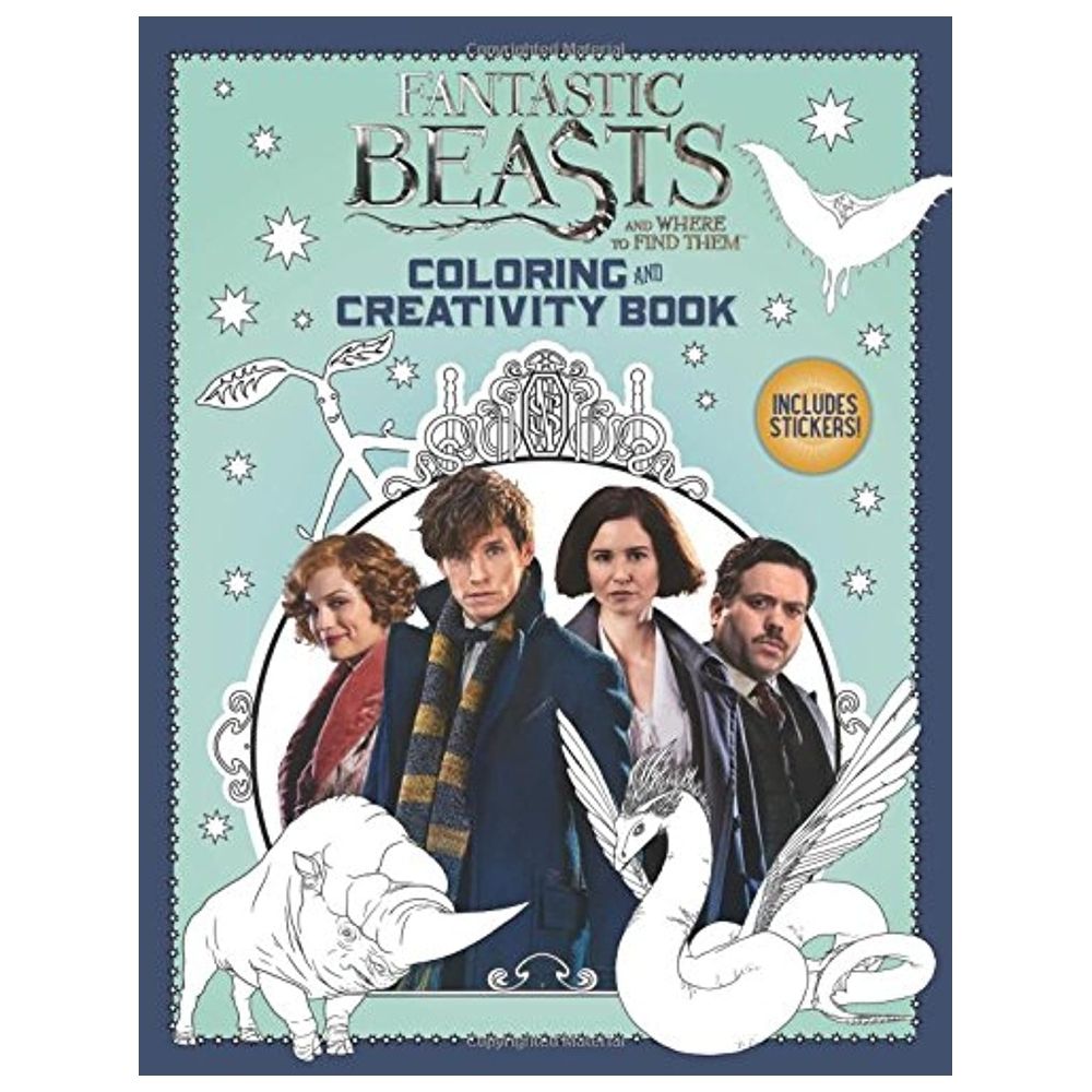 كتاب تلوين وأنشطة Fantastic Beasts and Where to Find Them: Coloring and Creativity