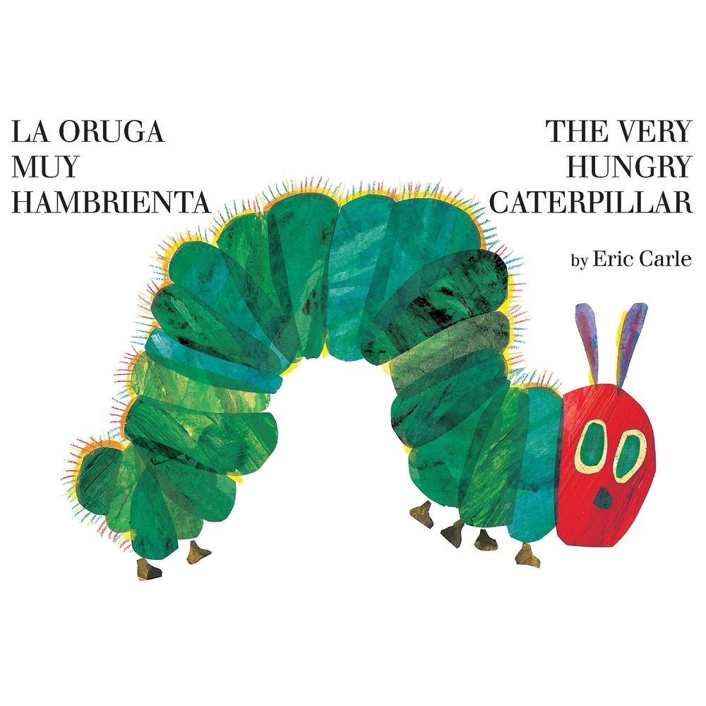  كتاب la oruga muy hambrienta/the very hungry caterpillar: bilingual board book (spanish edition)