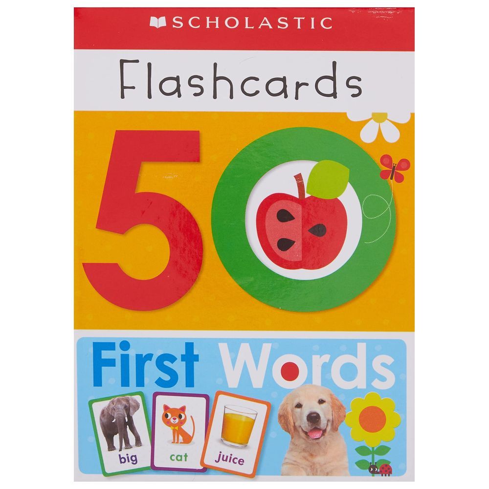 بطاقات تعليمية Write and Wipe Flashcards First 50 Words