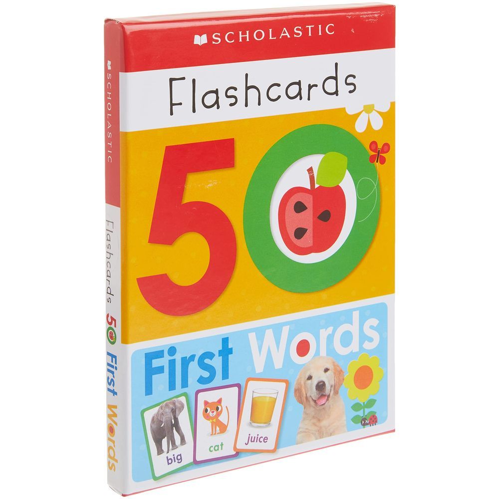 بطاقات تعليمية Write and Wipe Flashcards First 50 Words