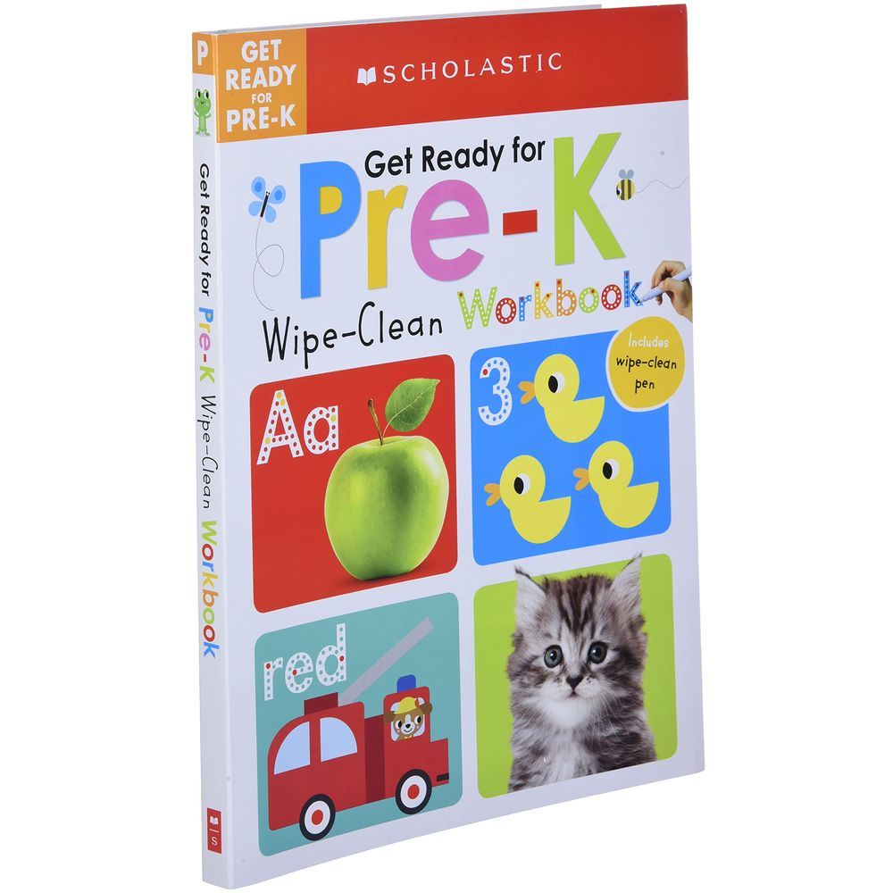 كتاب Wipe Clean Workbooks -- Get Ready for Pre-K