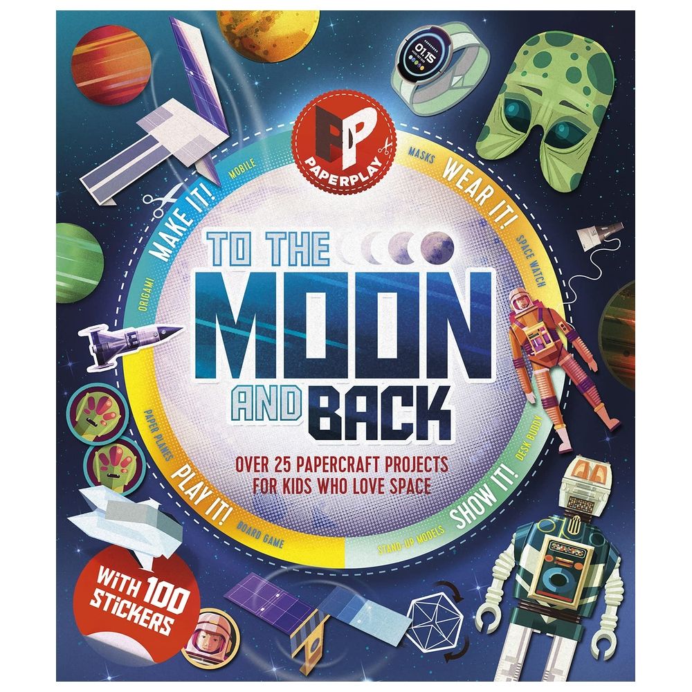  كتاب paperplay - to the moon and back