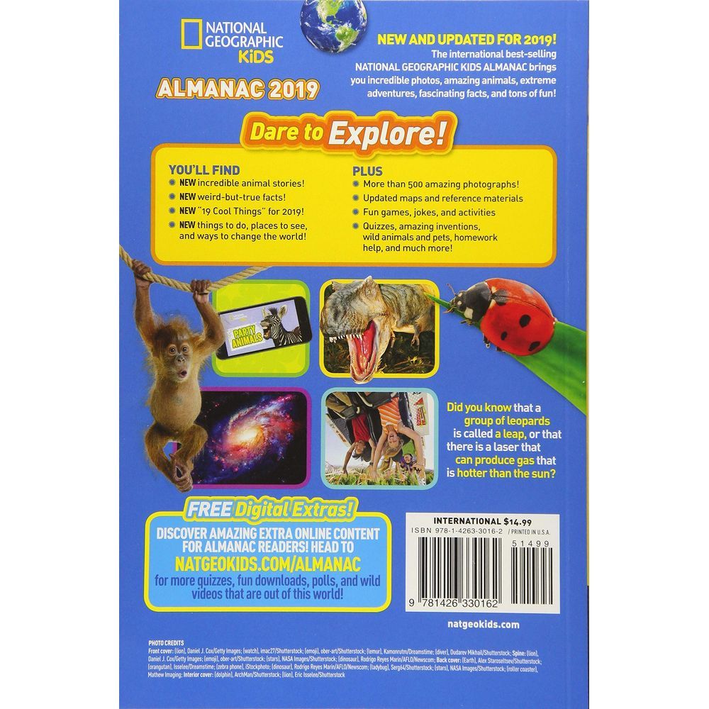  كتاب national geographic kids: almanac 2019