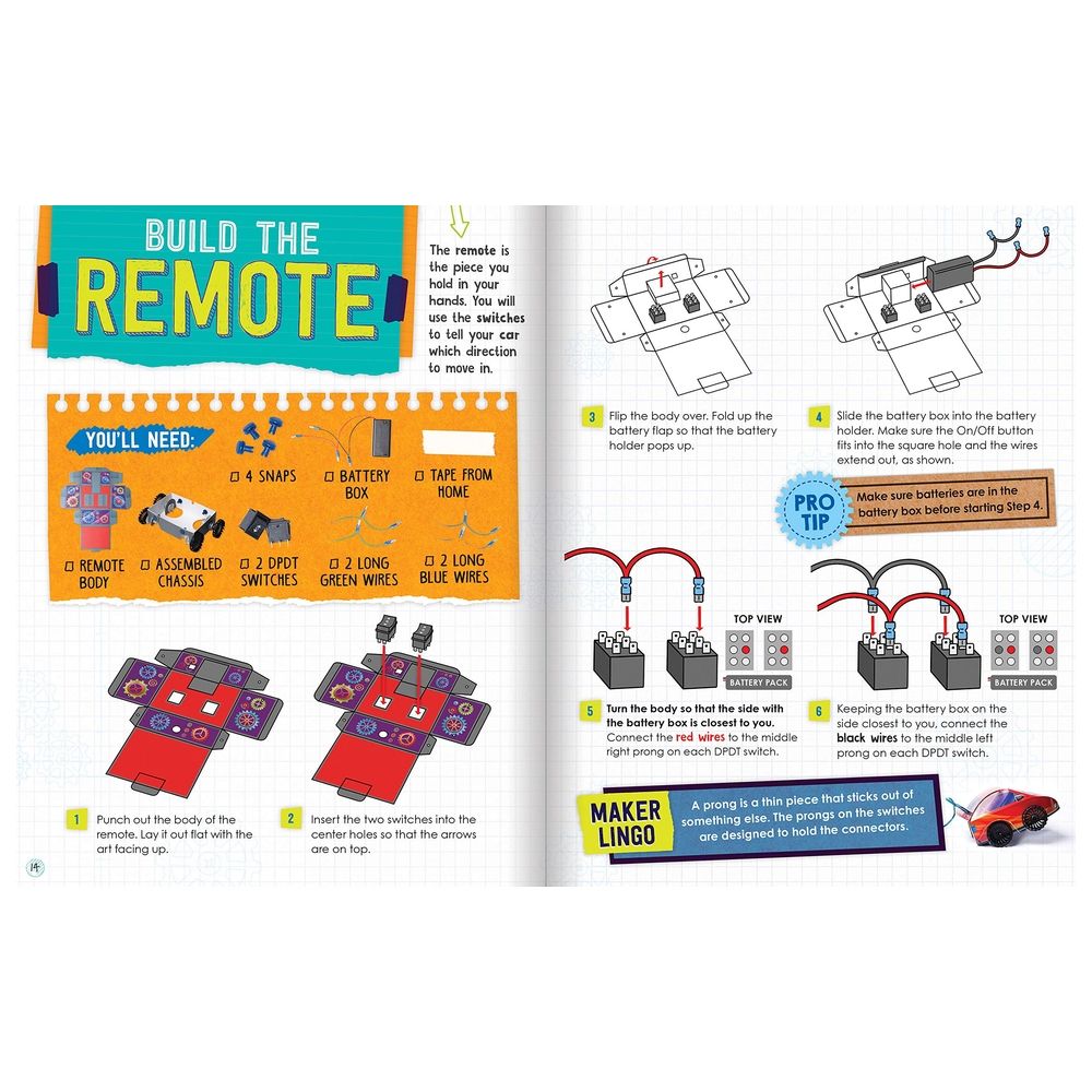 مجموعة وكتاب Wired Remote Race Car