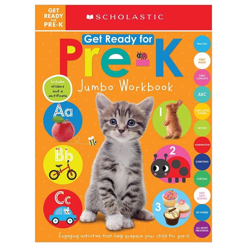 كتاب Jumbo Workbook: Get Ready for Pre-K (Scholastic Early Learners)