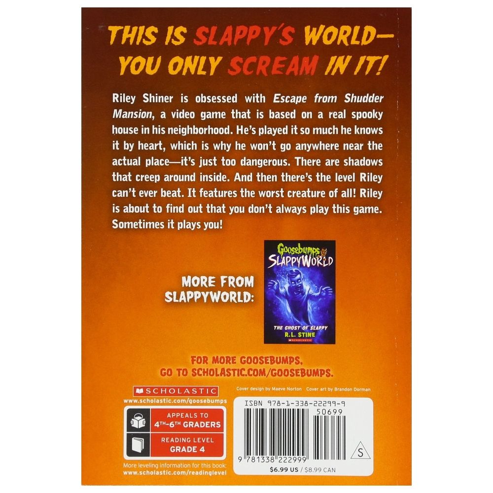 قصة Escape From Shudder Mansion (Goosebumps SlappyWorld #5) 