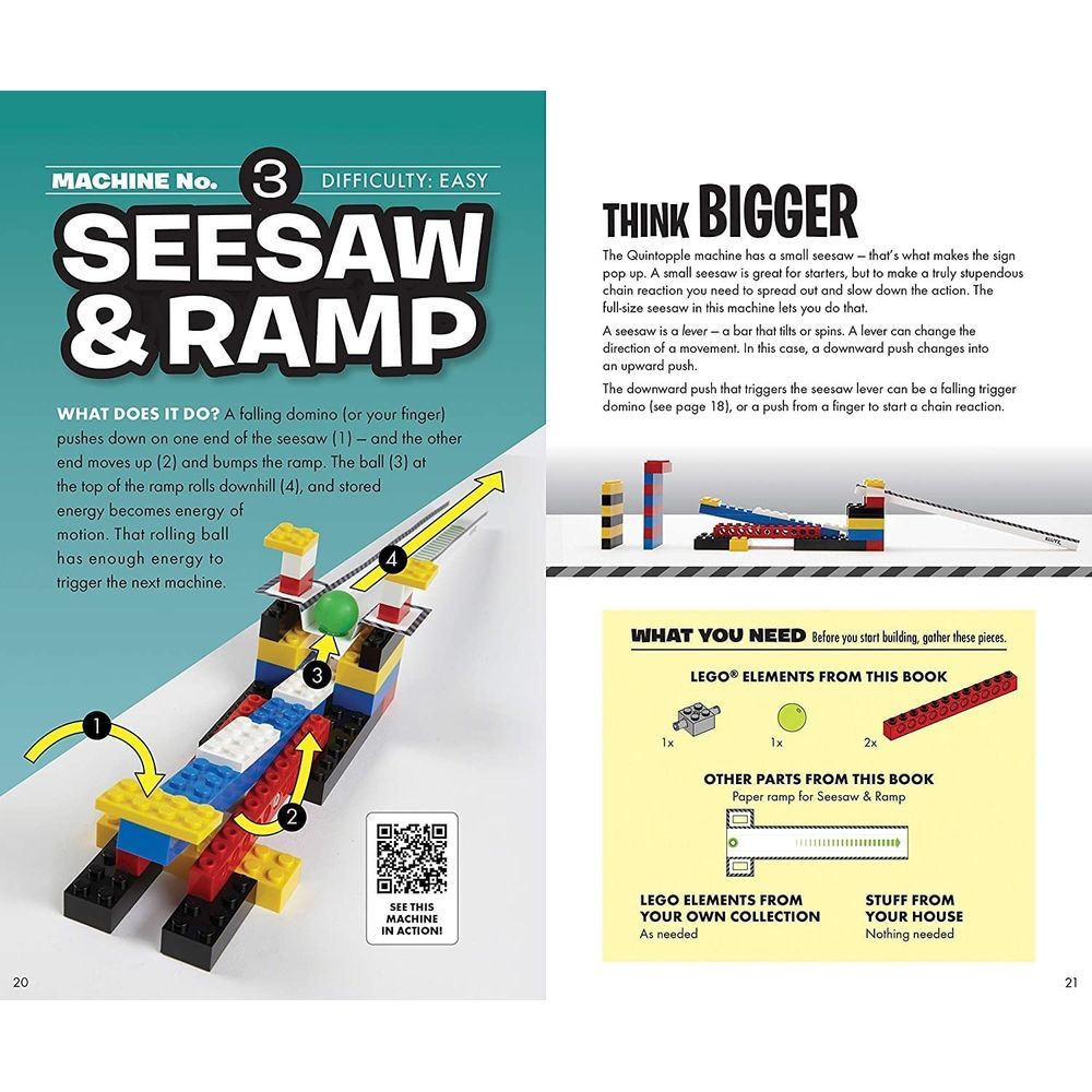 كتاب Lego Chain Reactions